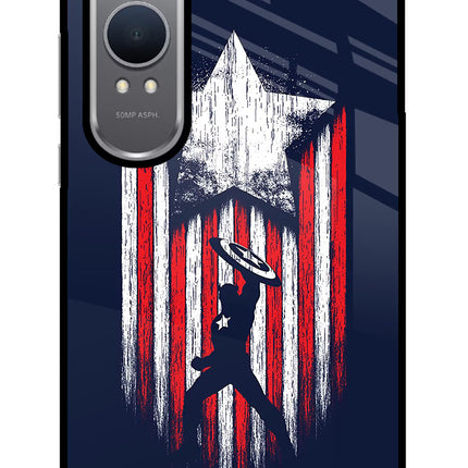 Captain America Marvel Art OnePlus Nord CE4 Lite Glass Case