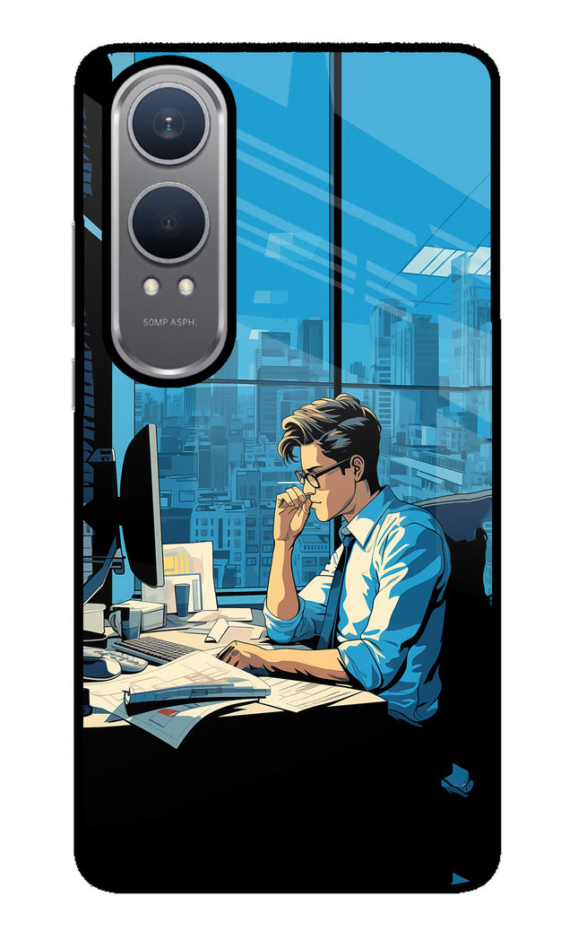 Focused Hustler (AI Generated) OnePlus Nord CE4 Lite Glass Case