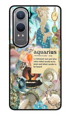 Aquarius Zodiac OnePlus Nord CE4 Lite Glass Case