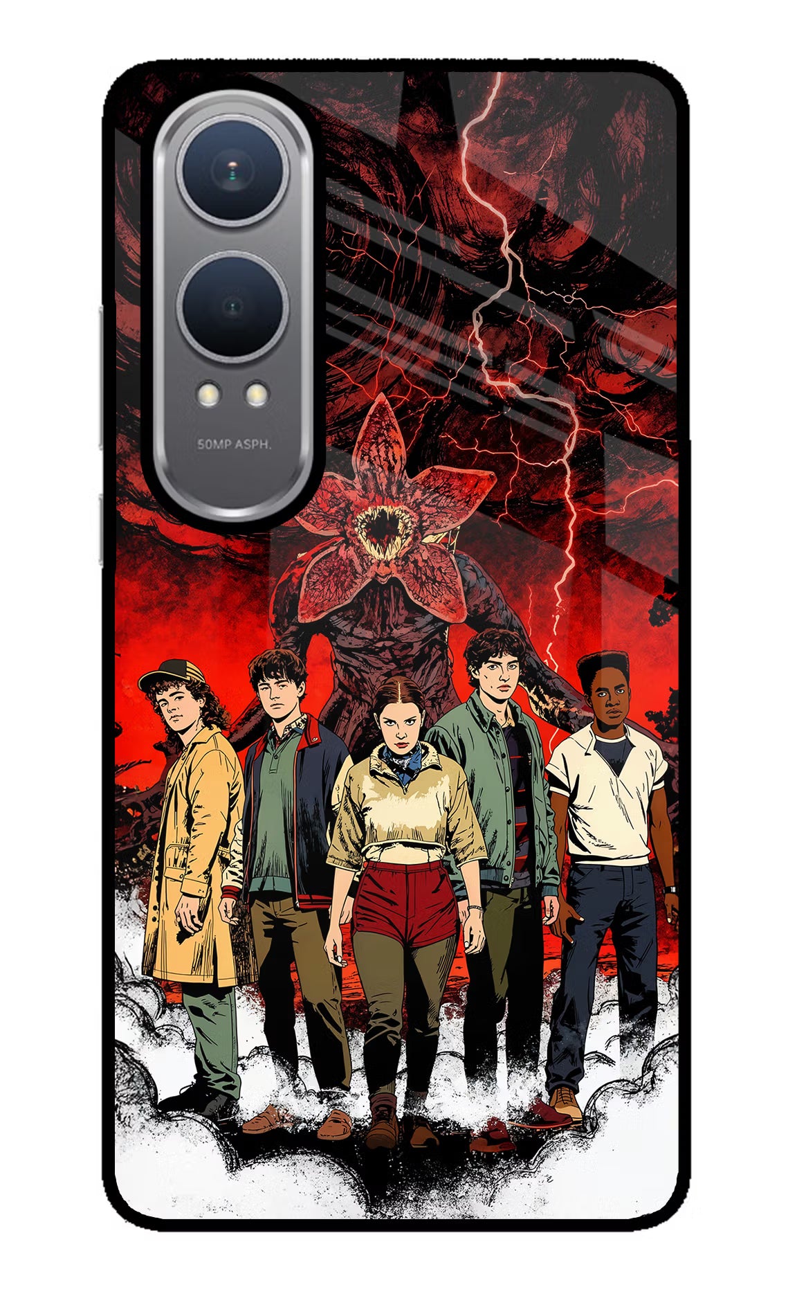 Ordinary Things Characters OnePlus Nord CE4 Lite Glass Case Back Cover by Casekaro