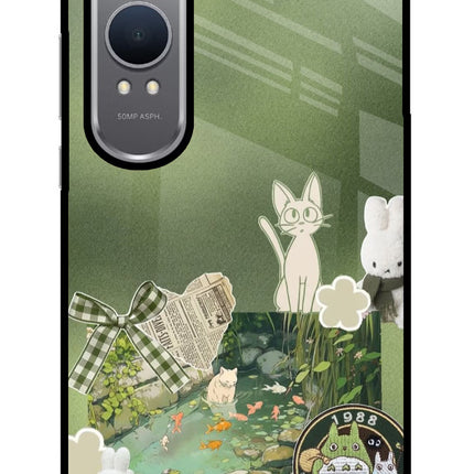 Aesthetic anime OnePlus Nord CE4 Lite Glass Case