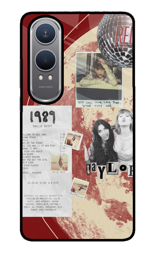 Taylor Swift OnePlus Nord CE4 Lite Glass Case