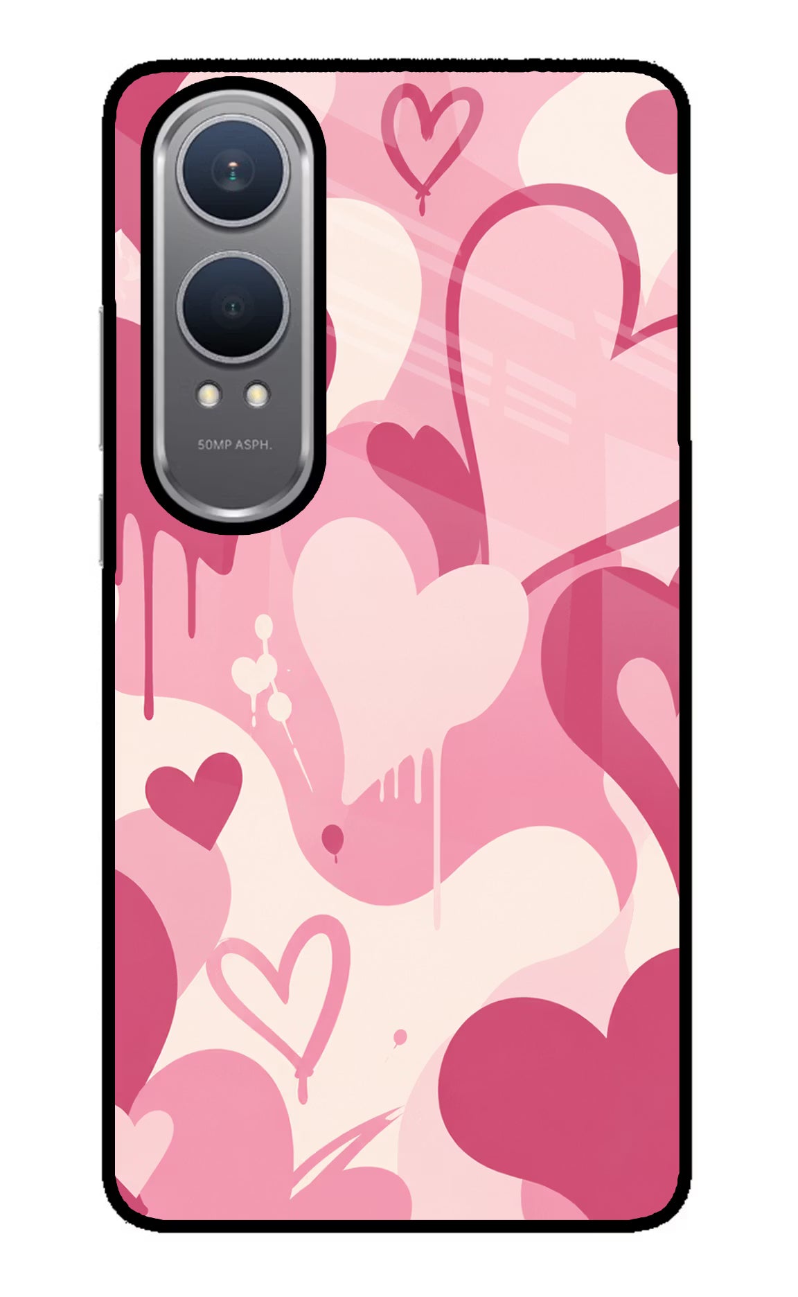Hearty case OnePlus Nord CE4 Lite Glass Case Back Cover by Casekaro