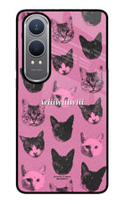 Pink Cats OnePlus Nord CE4 Lite Glass Case