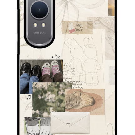 Soft Aesthetic OnePlus Nord CE4 Lite Glass Case