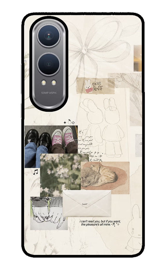 Soft Aesthetic OnePlus Nord CE4 Lite Glass Case