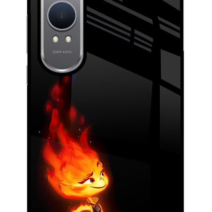 Ember Flame OnePlus Nord CE4 Lite Glass Case