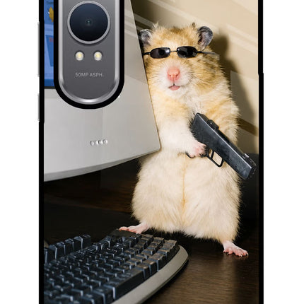 Hacker Hamster OnePlus Nord CE4 Lite Glass Case