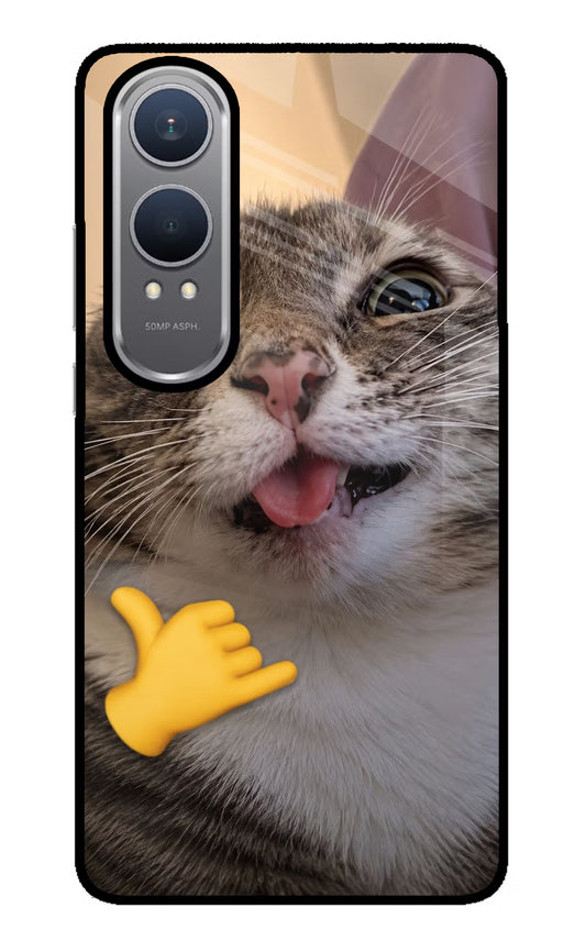Silly Cat Call OnePlus Nord CE4 Lite Glass Case