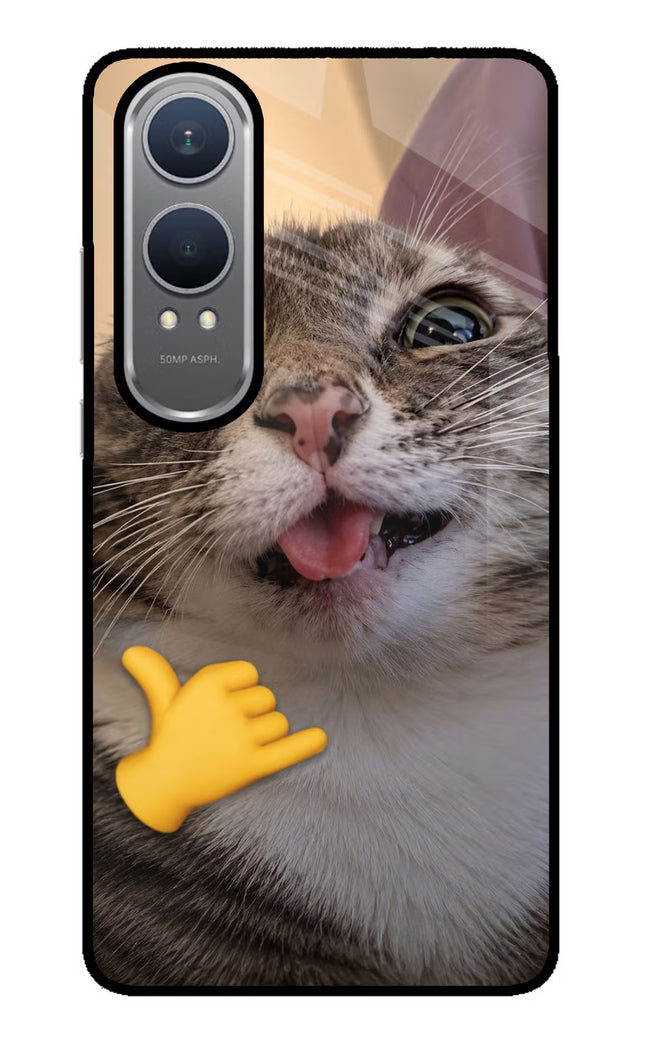 Silly Cat Call OnePlus Nord CE4 Lite Glass Case