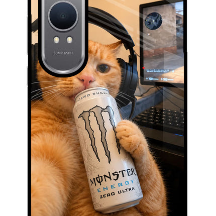 Gamer Cat Energy OnePlus Nord CE4 Lite Glass Case