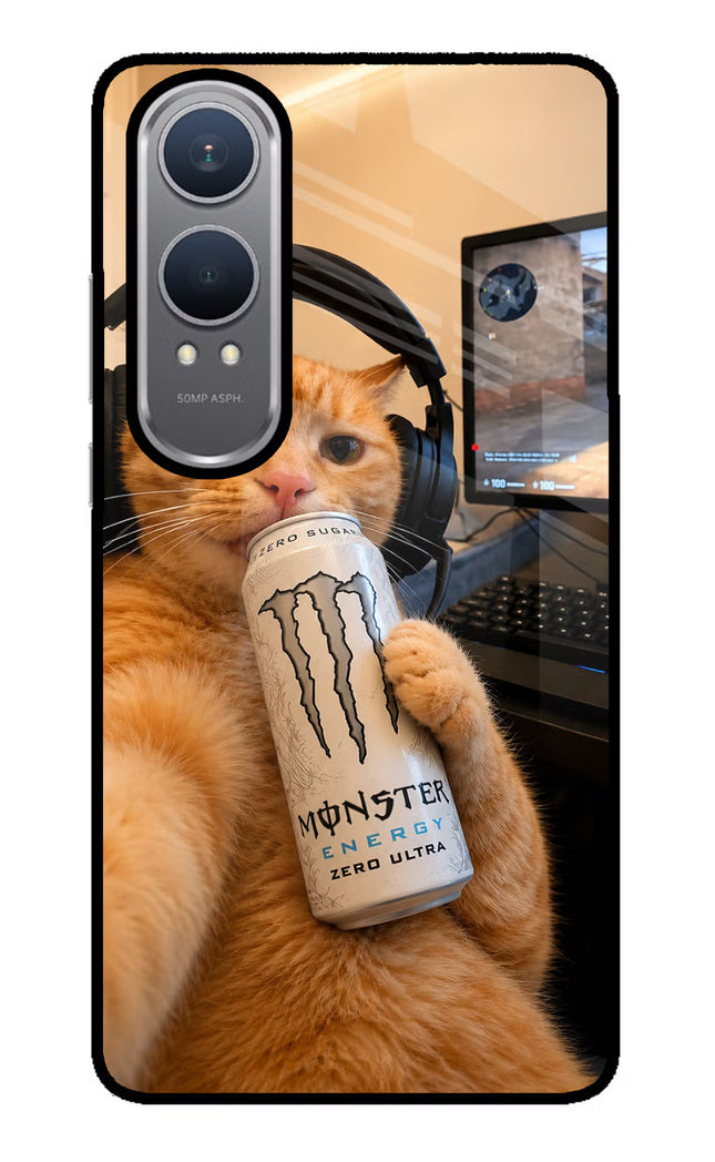 Gamer Cat Energy OnePlus Nord CE4 Lite Glass Case
