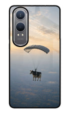 Skydiving Cow OnePlus Nord CE4 Lite Glass Case