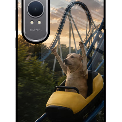 Rollercoaster Dog OnePlus Nord CE4 Lite Glass Case