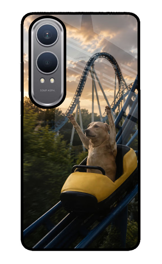 Rollercoaster Dog OnePlus Nord CE4 Lite Glass Case