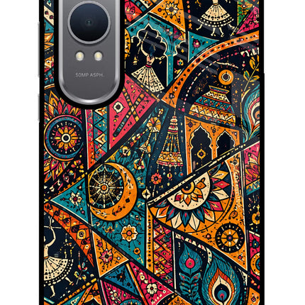Folk Print OnePlus Nord CE4 Lite Glass Case
