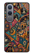 Folk Print OnePlus Nord CE4 Lite Glass Case