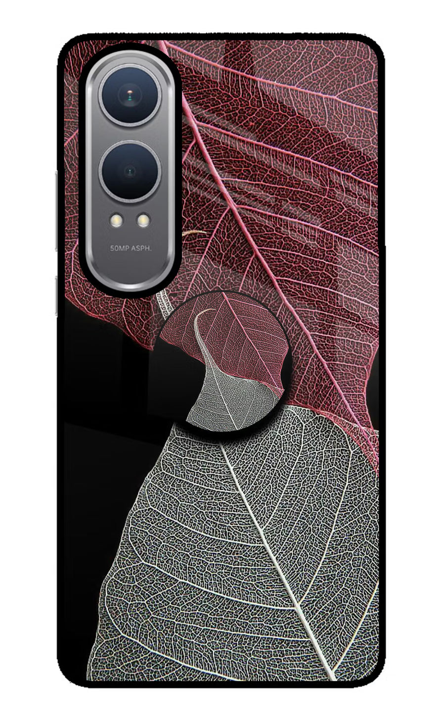 Leaf Pattern OnePlus Nord CE4 Lite Pop Case, Glass case