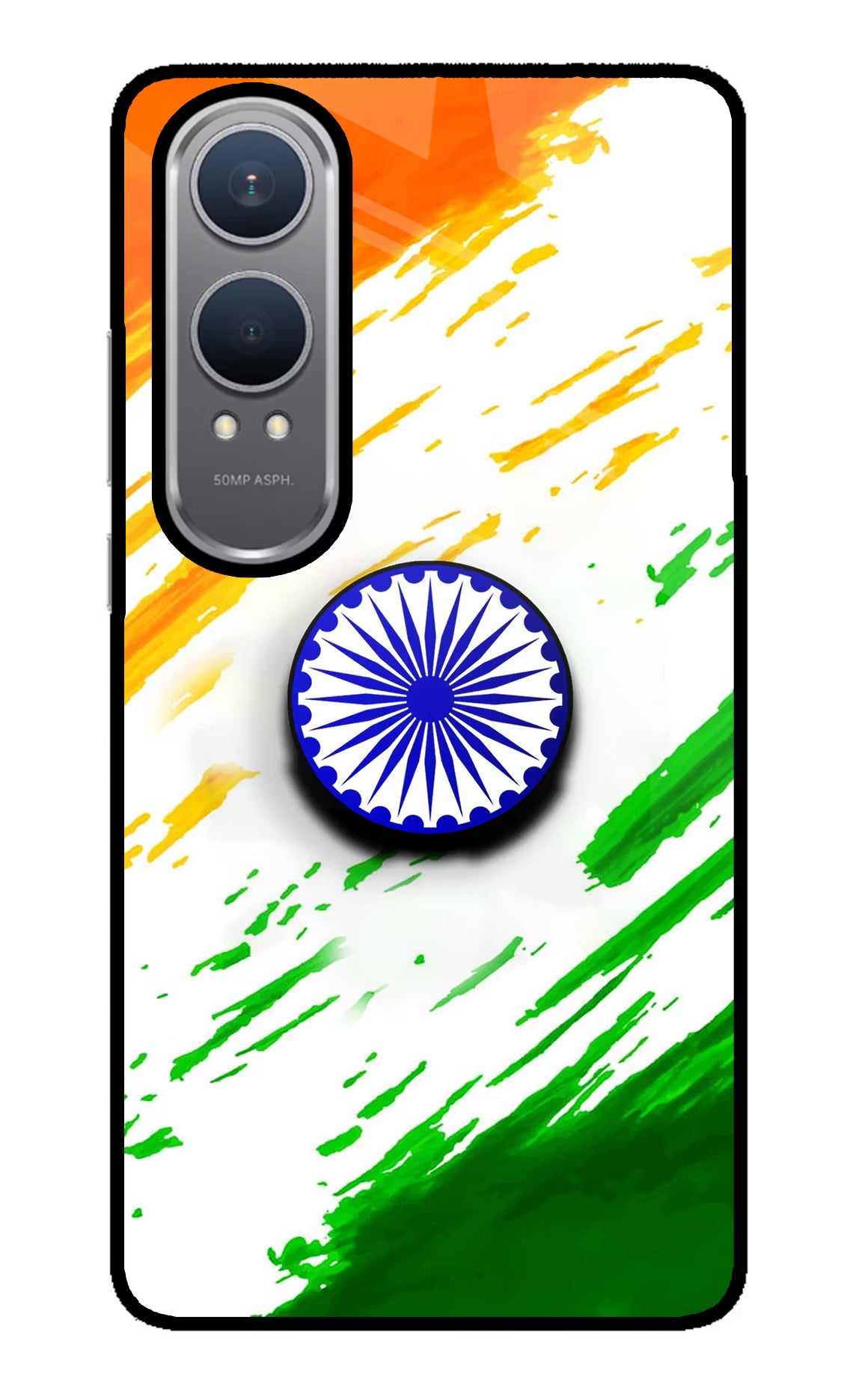 Indian Flag Ashoka Chakra OnePlus Nord CE4 Lite Pop Case by Casekaro