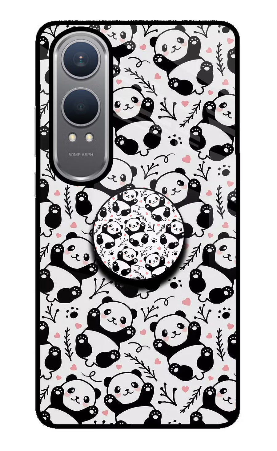 Cute Panda OnePlus Nord CE4 Lite Pop Case, Glass case