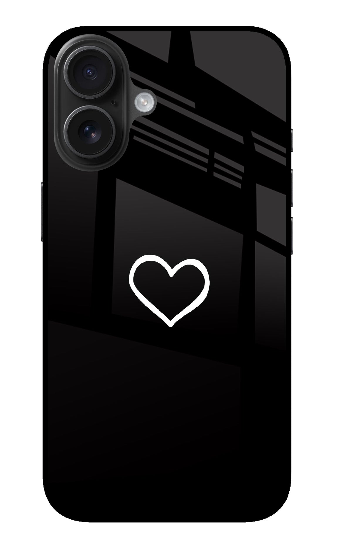 Heart iPhone 16 Back Cover