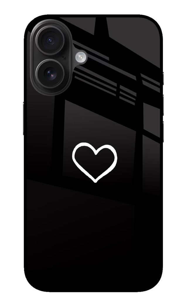 Heart iPhone 16 Glass Case