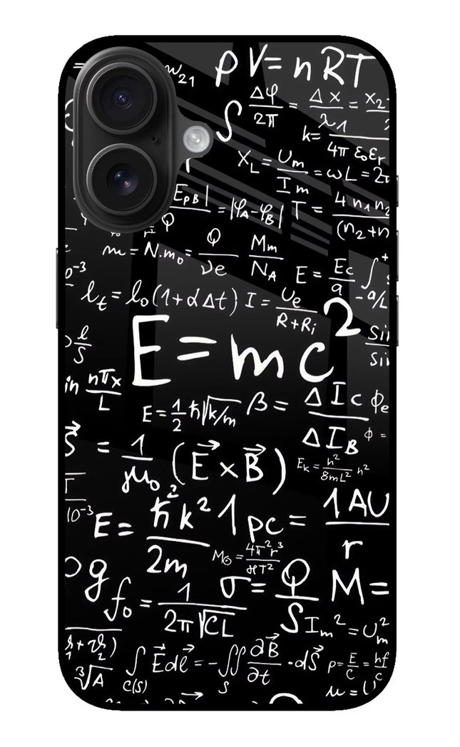 Physics Formula iPhone 16 Glass Case
