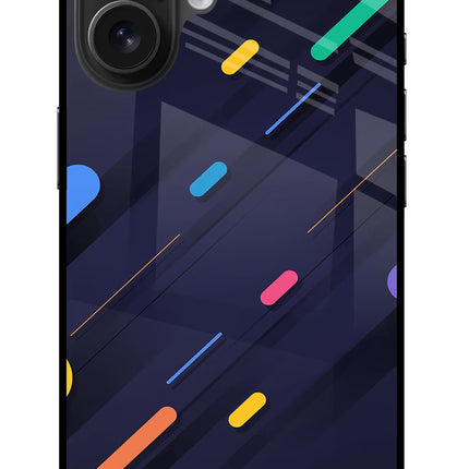 Abstract Design iPhone 16 Glass Case