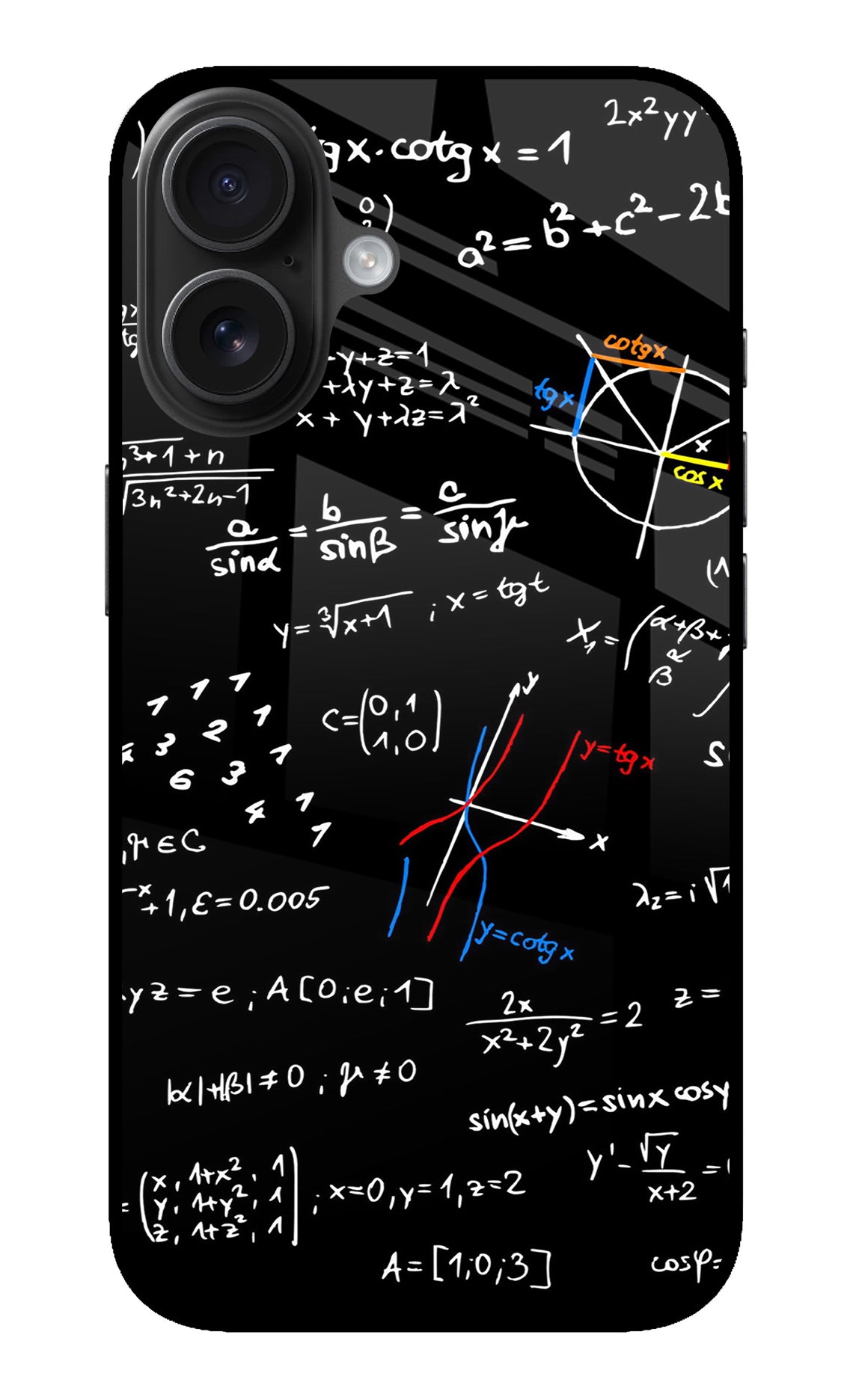 Mathematics Formula iPhone 16 Back Cover