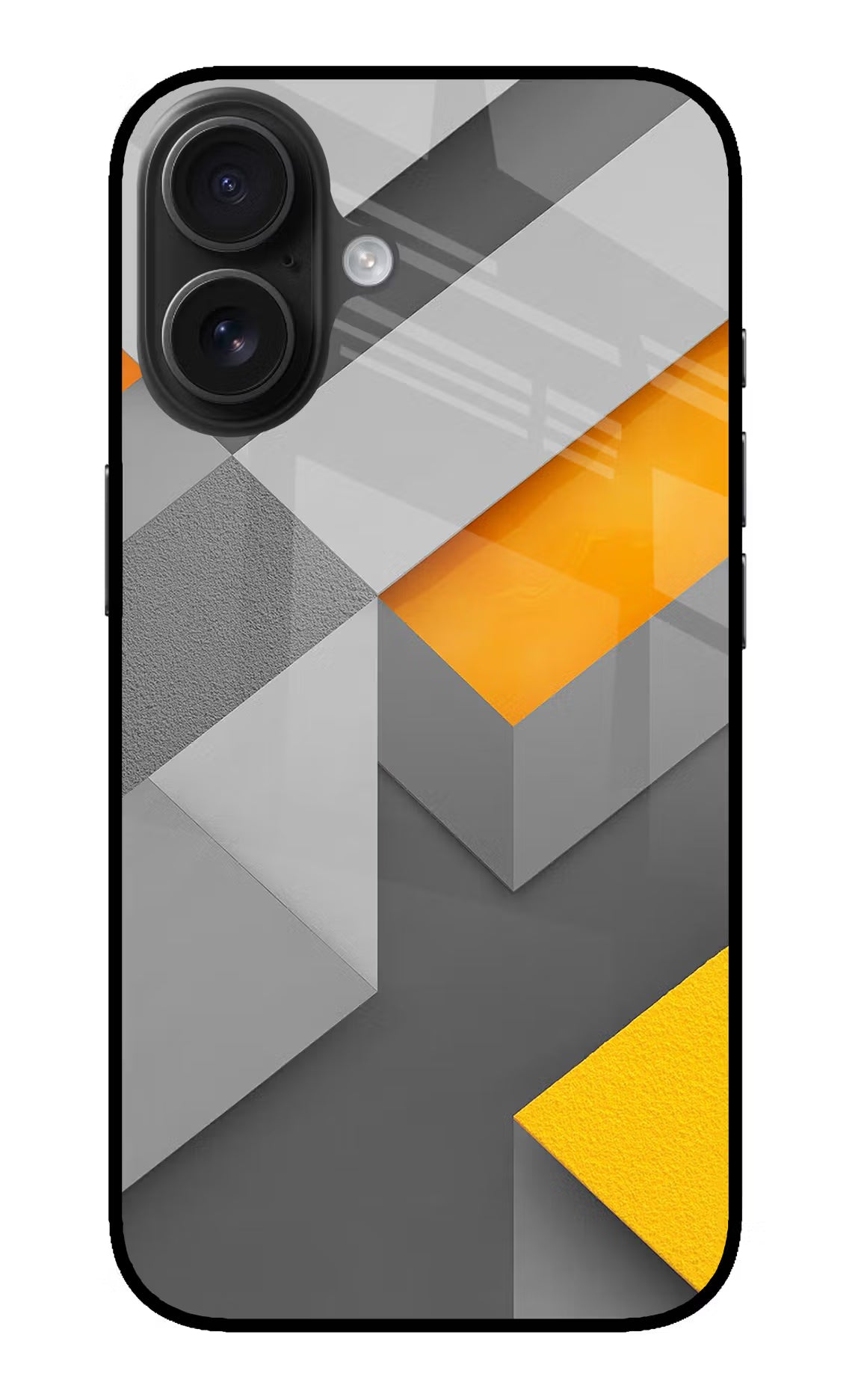 Abstract iPhone 16 Glass Case Back Cover by Casekaro