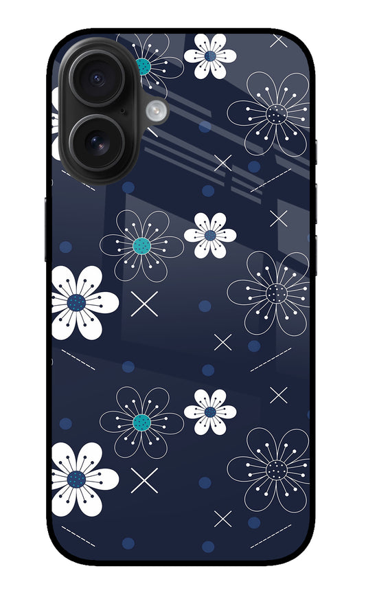 Flowers iPhone 16 Glass Case