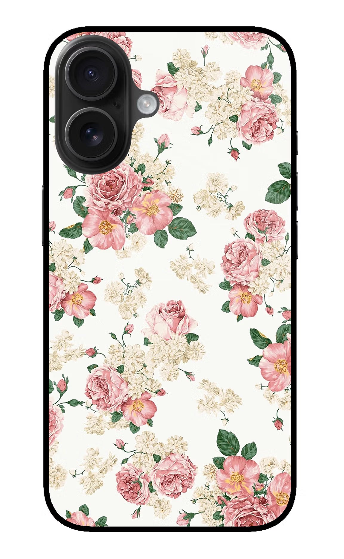 Flowers iPhone 16 Glass Case Back Cover by Casekaro