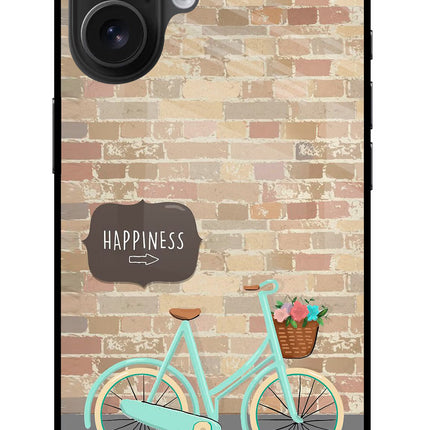 Happiness Artwork iPhone 16 Glass Case Back Cover by Casekaro