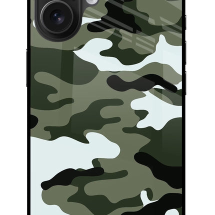 Camouflage iPhone 16 Glass Case
