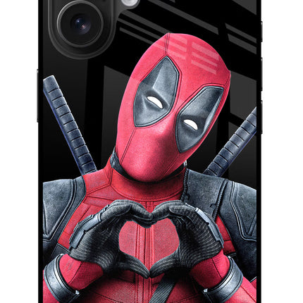 Deadpool iPhone 16 Glass Case