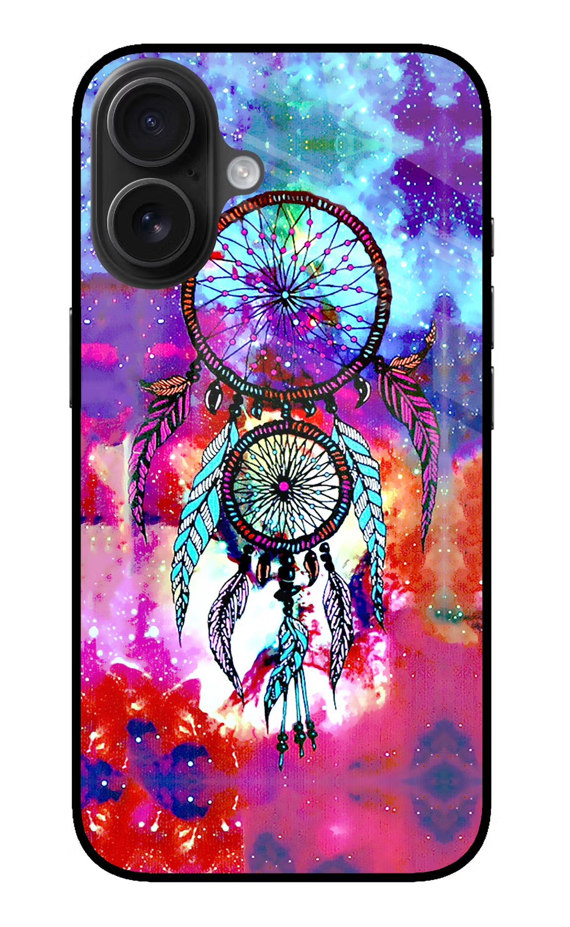 Dream Catcher Abstract iPhone 16 Glass Case Back Cover by Casekaro