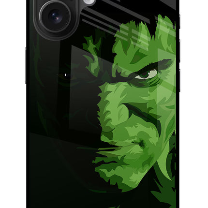 HULK iPhone 16 Glass Case Back Cover by Casekaro