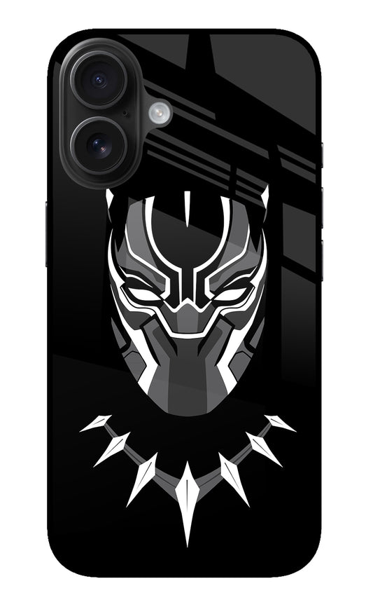 Black Panther iPhone 16 Glass Case