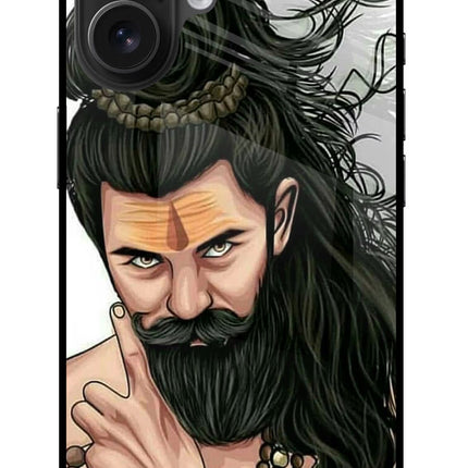 Mahadev iPhone 16 Glass Case