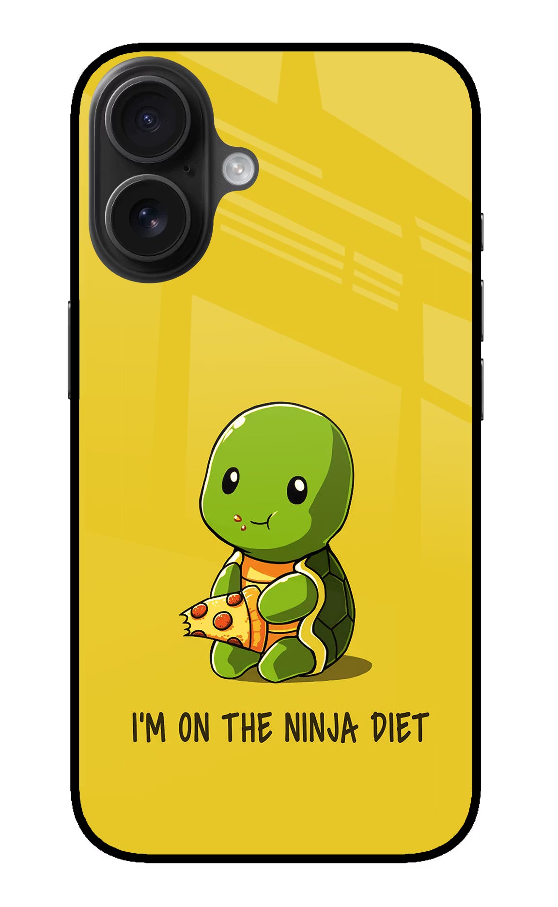 I'm on Ninja Diet iPhone 16 Glass Case Back Cover by Casekaro