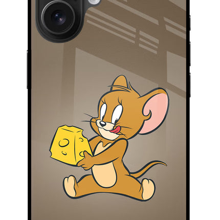 Jerry iPhone 16 Glass Case Back Cover by Casekaro
