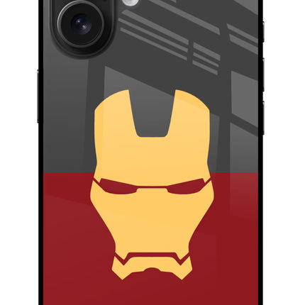Ironman iPhone 16 Glass Case Back Cover by Casekaro