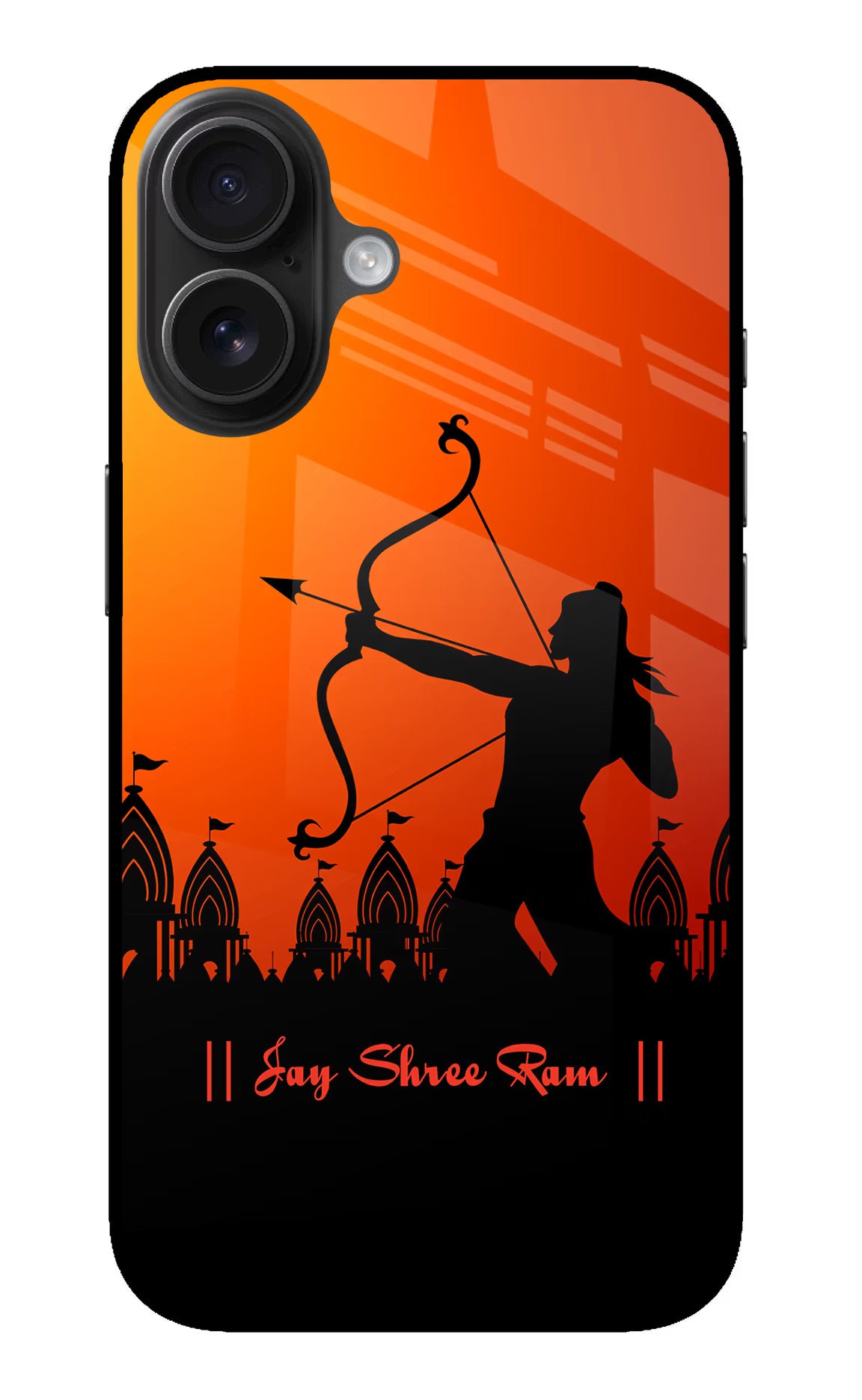 Lord Ram - 4 iPhone 16 Glass Case Back Cover by Casekaro