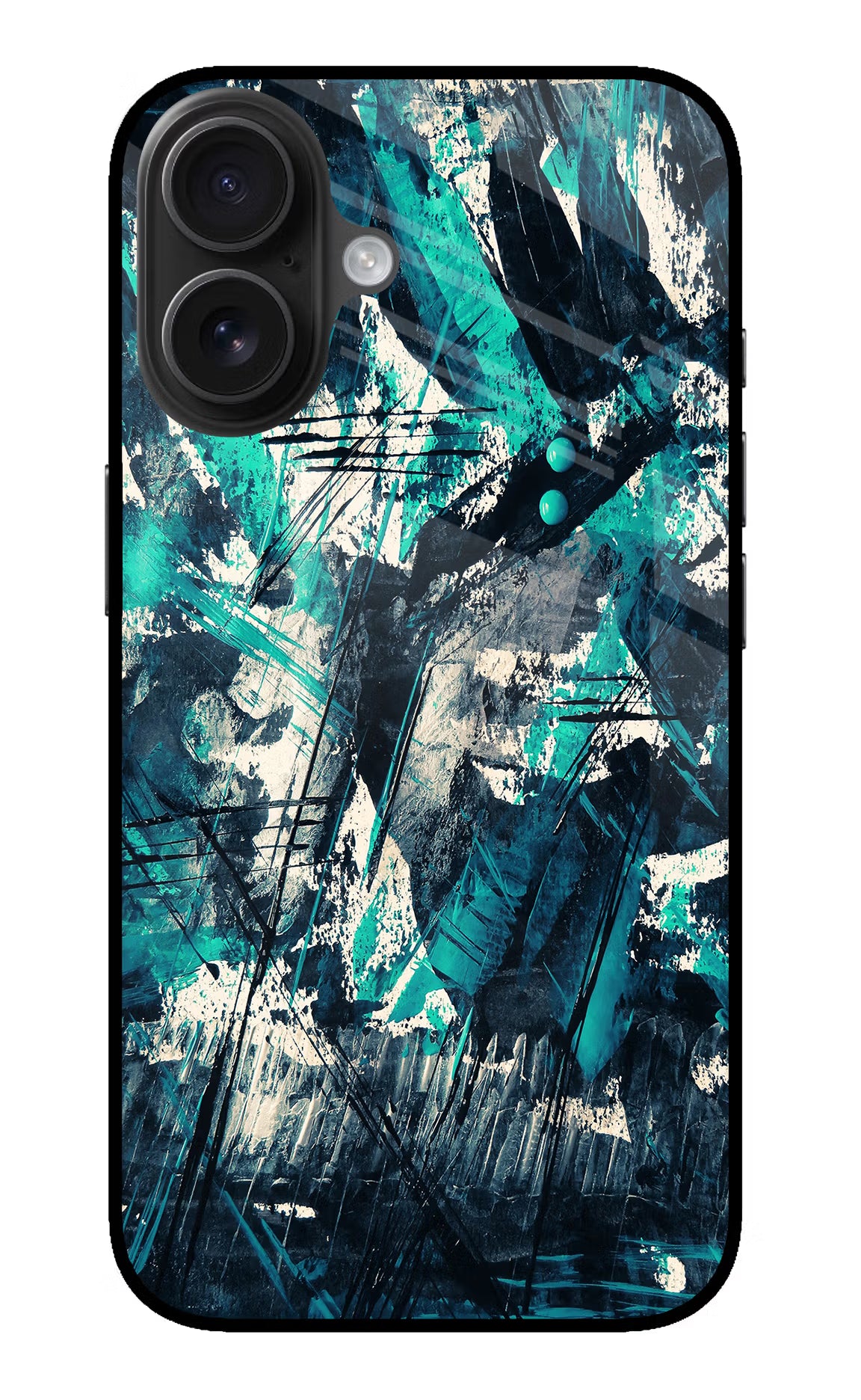Artwork iPhone 16 Glass Case Back Cover by Casekaro
