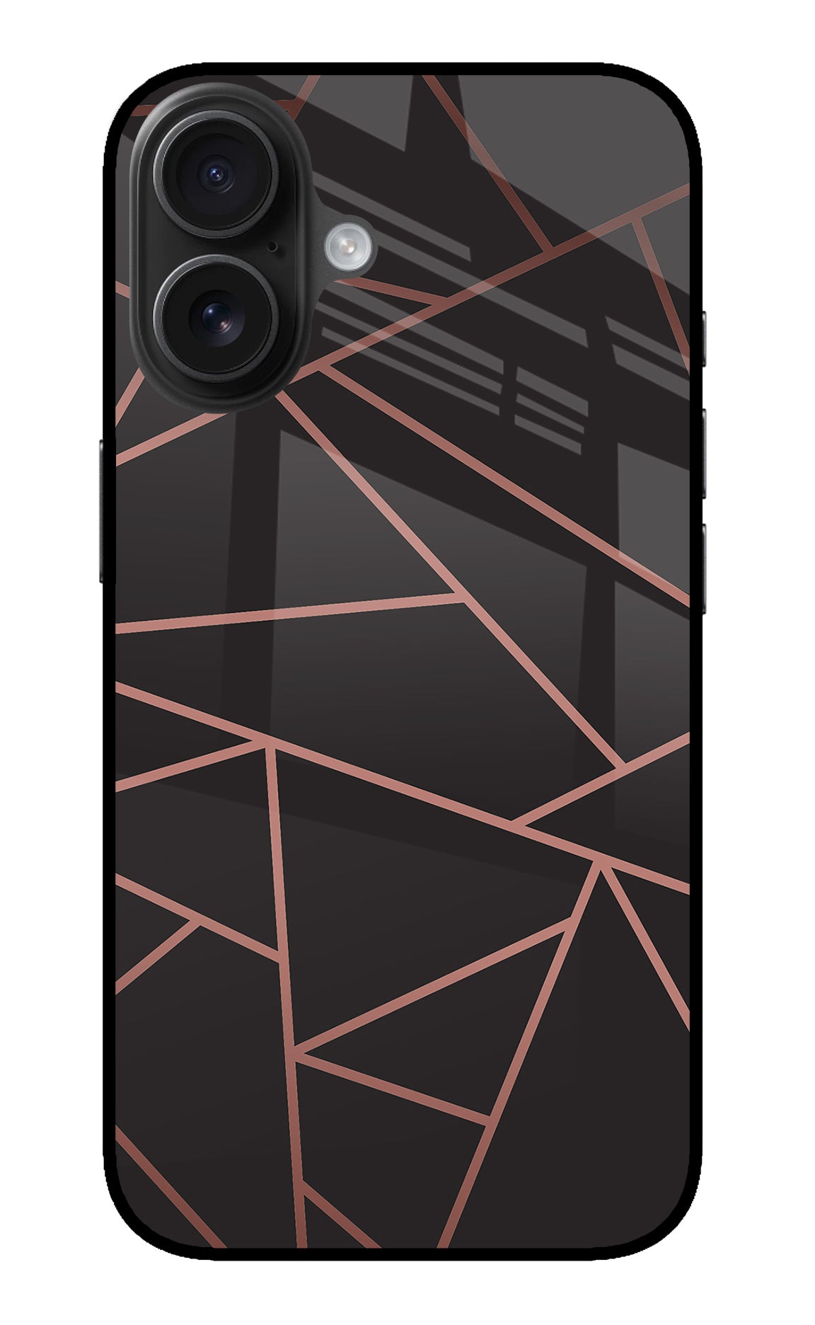 Geometric Pattern iPhone 16 Back Cover