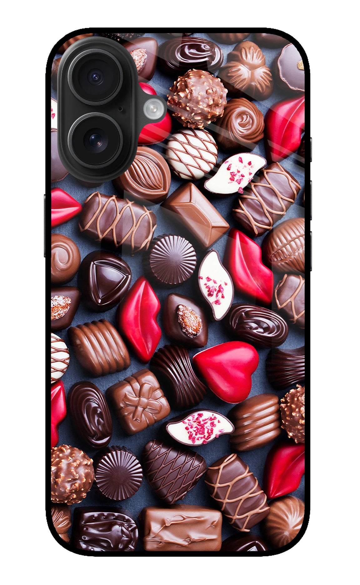 Chocolates iPhone 16 Back Cover