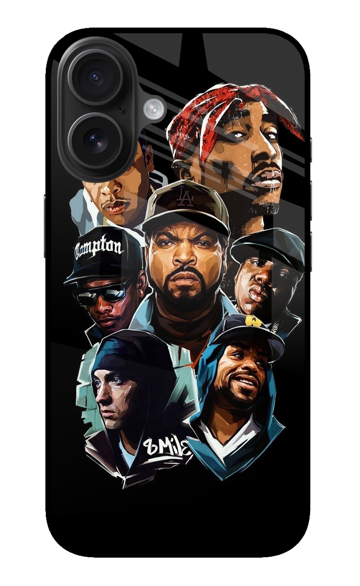 Rappers iPhone 16 Back Cover