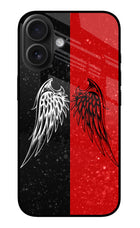 Wings iPhone 16 Glass Case