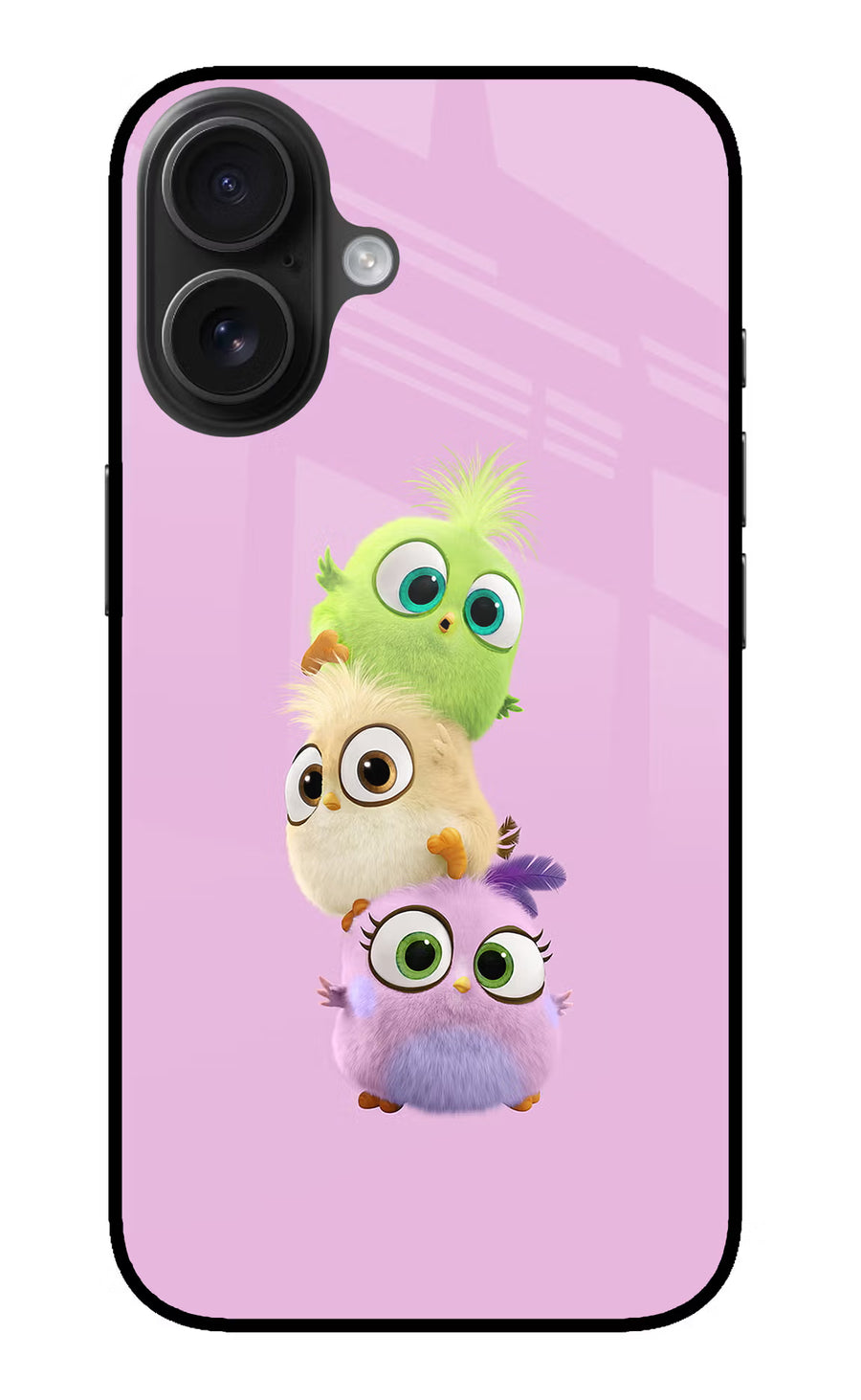 Cute Little Birds iPhone 16 Back Cover, Metal case