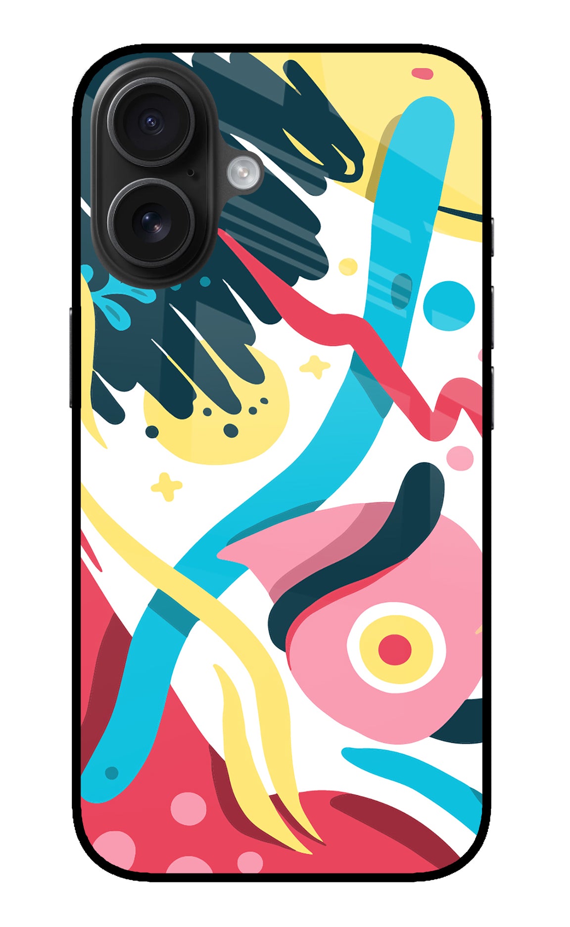 Trippy iPhone 16 Glass Case